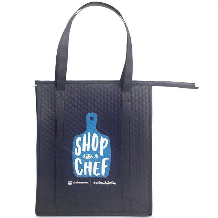 China Customized Recycled Stripe Laminated PP-Non-Woven Cooler Thermal Insulated Bag