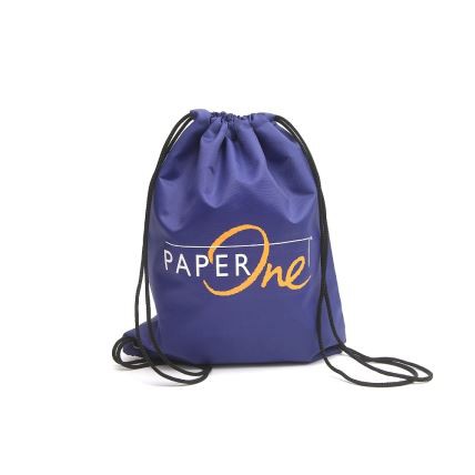 Fashion Drawstring Polyester Tralve Bag Backpack with Side Pouch